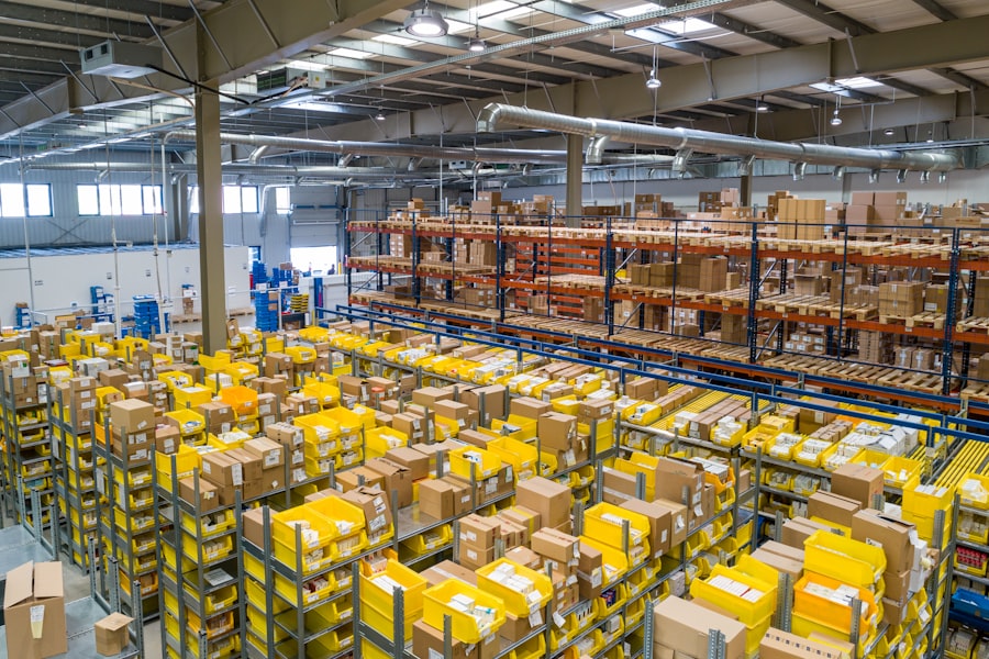 Hygienic warehouse storage